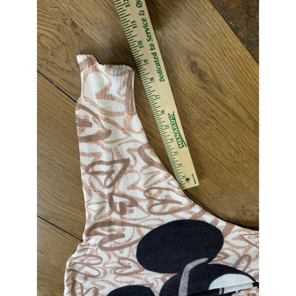 Free for‎ Humanity Top Women OS Colorful Mickey Mouse Paris Made Knit Sweater - Picture 8 of 10